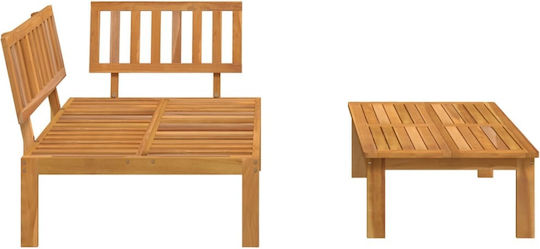 Garten- und Outdoor-Möbelsets 2 Stück Massivholz Akazie