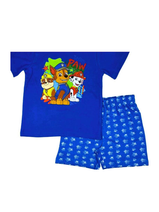Paw Patrol Παιδική Πιτζάμα Καλοκαιρινή Βαμβακερή
