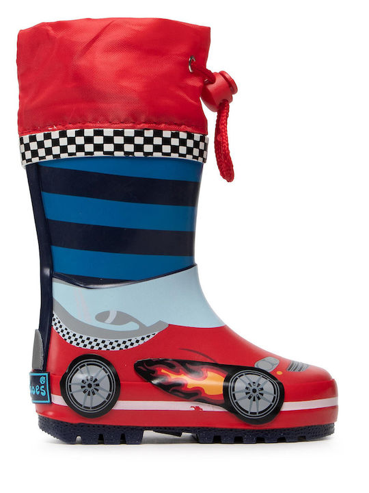 Παιδικές Γαλότσες Racing Car Κόκκινες