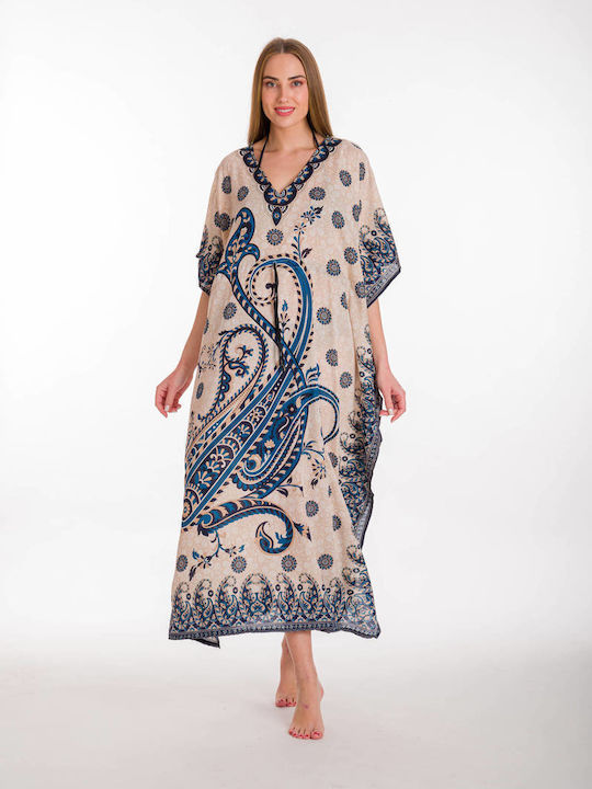 Rima Beachwear Women's Caftan Beachwear Blue