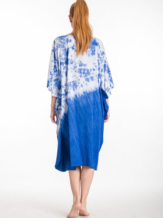 Rima Beachwear Women's Caftan Beachwear Blue