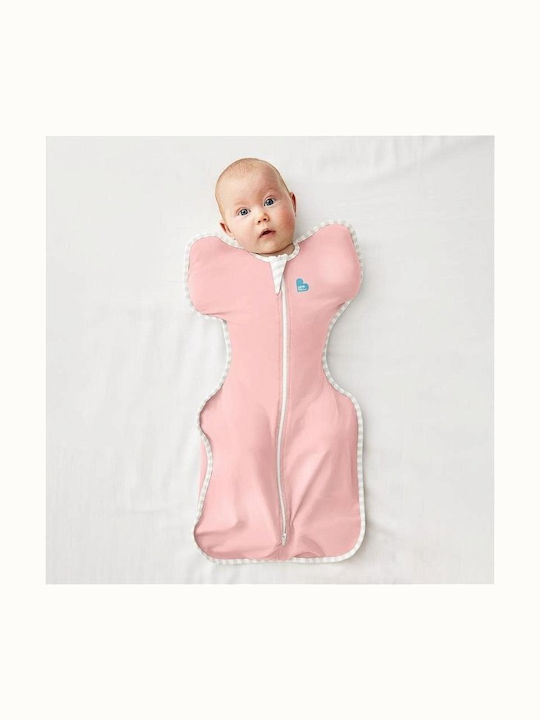 Love to Dream Frühlingshaft Schlafsack Swaddle Up 1 Tog Dusty Pink
