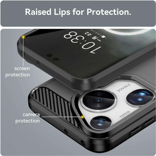 Huawei Back Cover Σιλικόνης Μαύρο (Huawei Pura 70 Ultra)