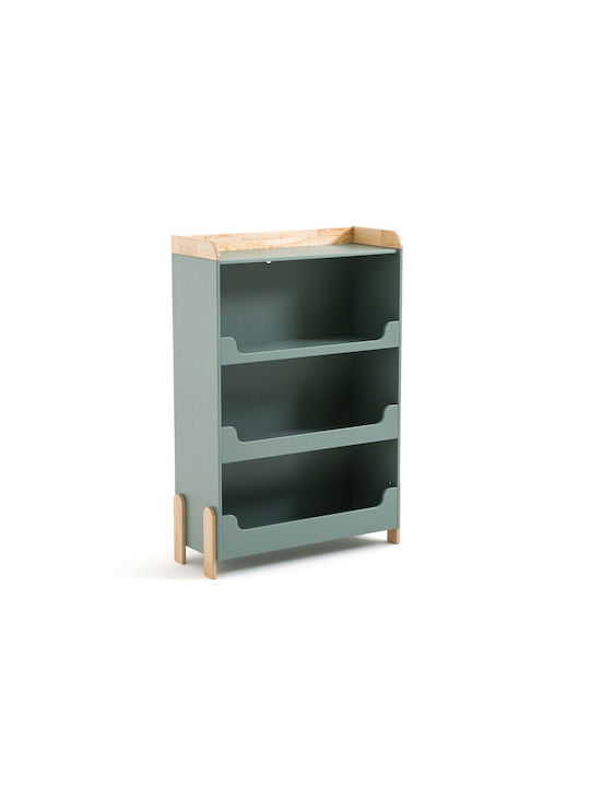 Bücherregal Boden Grün 30x30x112cm