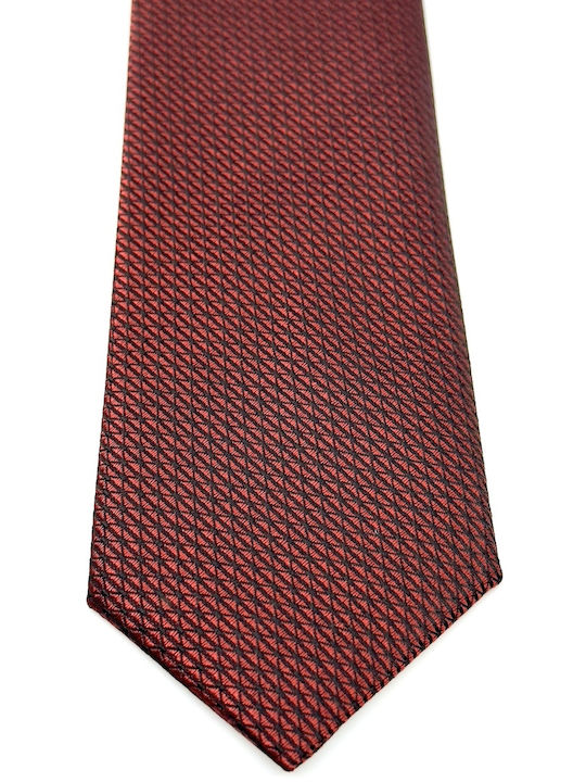 Legend Accessories Комплект Мъжки Кравати Отпечатани в Бордо Цвят