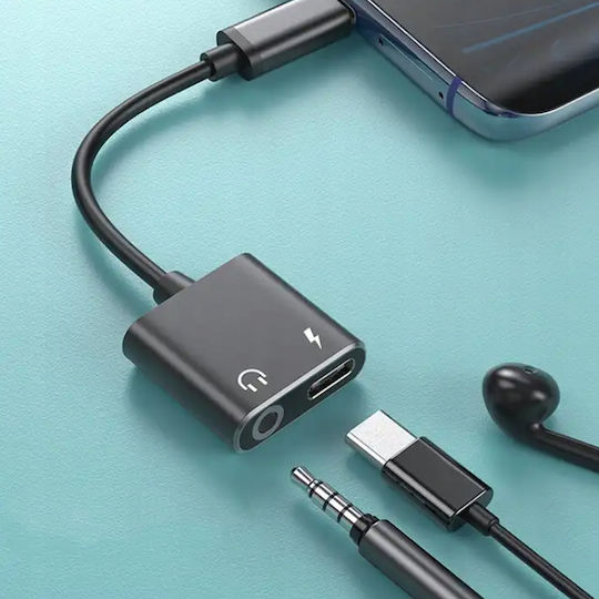 CO2-0068 Μετατροπέας USB-C male σε 3.5mm / USB-C female
