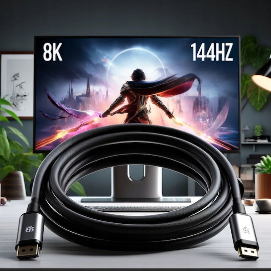 DisplayPort Männlich Zu Mini-DisplayPort Weiblich Grau 1 Stück