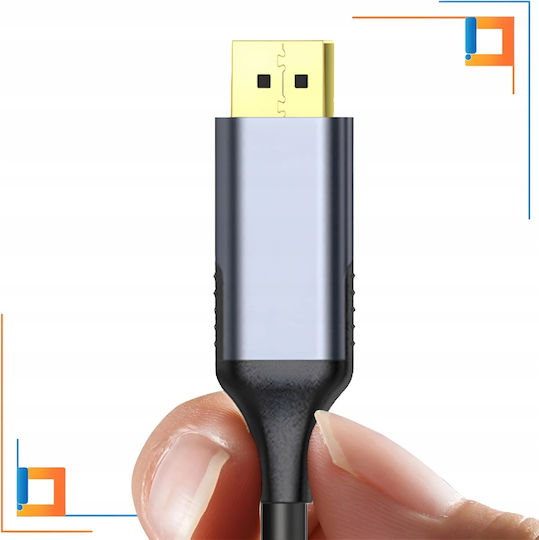 Конвертор DisplayPort Мъжки към VGA Женски Сив 1 Брой CO2-0054