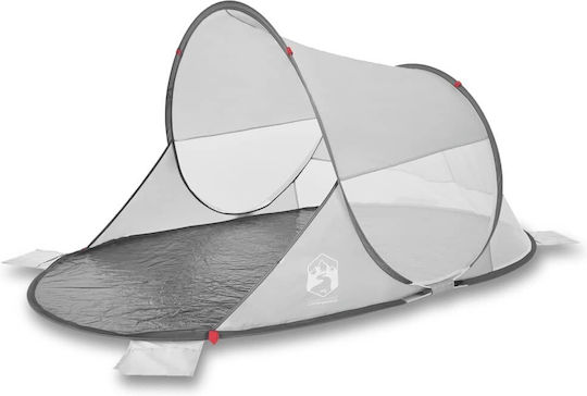 vidaXL Pop Up Beach Tent for 2 People Grey