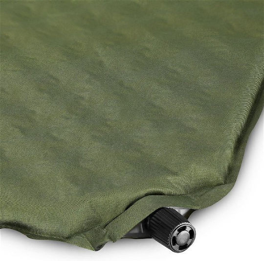 Spokey Air Pad Self-Inflating Single Camping Sleeping Mat 180x50cm Thickness 2.5cm in Khaki color