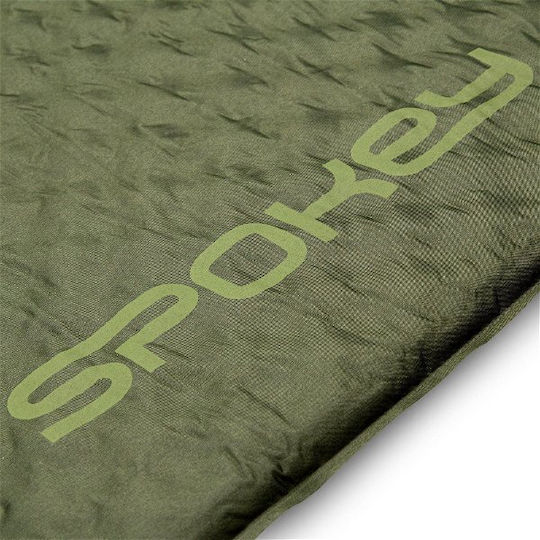 Spokey Air Pad Self-Inflating Single Camping Sleeping Mat 180x50cm Thickness 2.5cm in Khaki color
