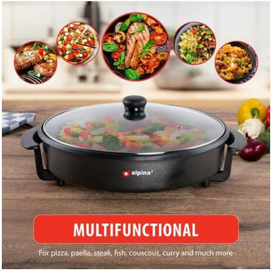 Alpina Appliances Teppanyaki Pan 1500W 40x40cm