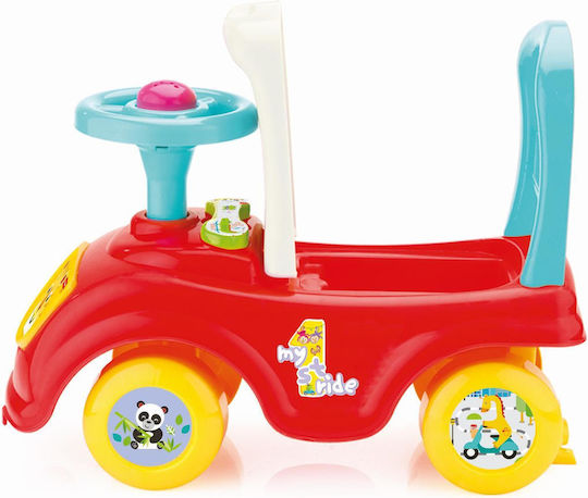 Fisher Price My First Funny Car Αυτοκινητάκι Ride On για 12+ μηνών Πολύχρωμο