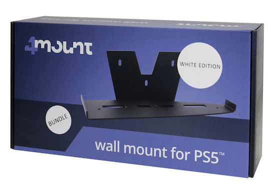 Set 4mount 4m-ps5-w-v2 Mounts Ps5 Console + Controllers White