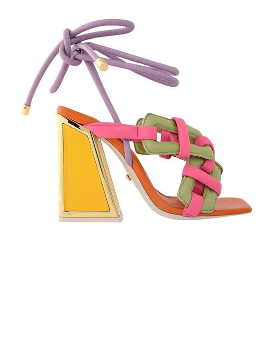 Kat Maconie Monira Multi Kicker Heel Sandals