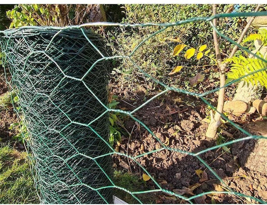 Strend Pro Wire Fencing with PVC Coating Green 1m