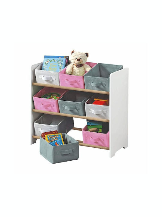 Kesper Toy Storage System made of Wood Multicolour 65x30x60cm 1pcs