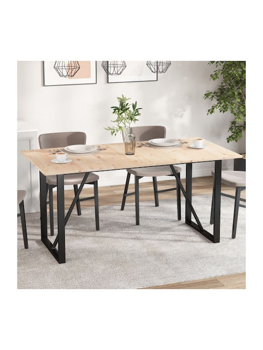 vidaXL Rectangular Table Surface made of Solid Wood Masif Pine 80x53x1.7cm 847420 3pcs