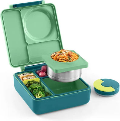 Omie Plastic Kids' Food Container 1.35lt Green