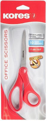 Kores Scissors 17cm with Plastic Blade Blue