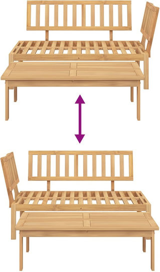 Garten- und Outdoor-Möbelsets 2 Stück Braune für Außenbereich