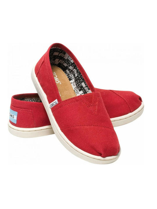 Toms Espadrile pentru Copii Roșii