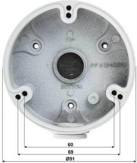 Dahua PFA134 Стойка за Камери на CCTV Системи Черен White PFA134