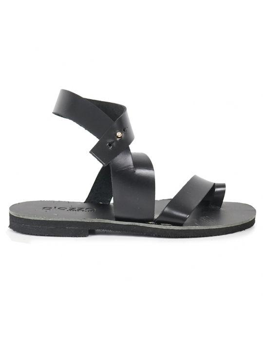 WOMEN'S HANDCRAFTED SANDALS WITH FASA WORD - Schwarz 15118