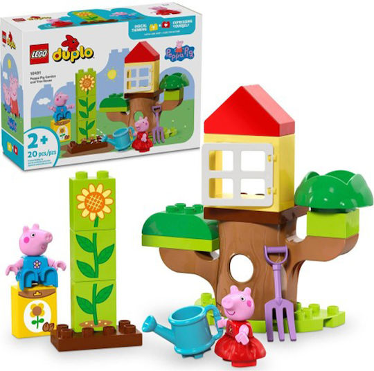LEGO Duplo Peppa Pig Garden and Tree House for 2+ Years 20 Pieces