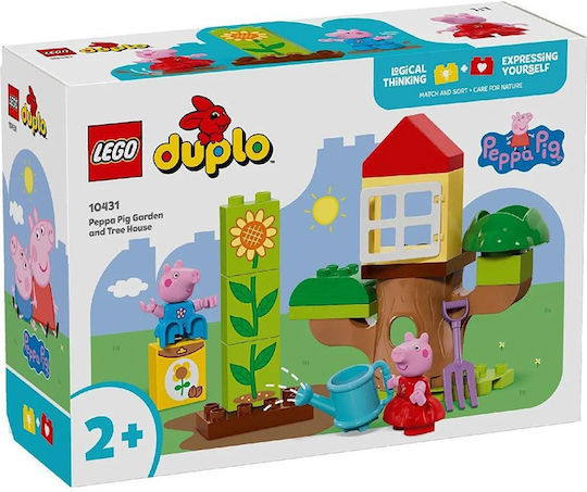 LEGO Duplo Peppa Pig Garden and Tree House for 2+ Years 20 Pieces