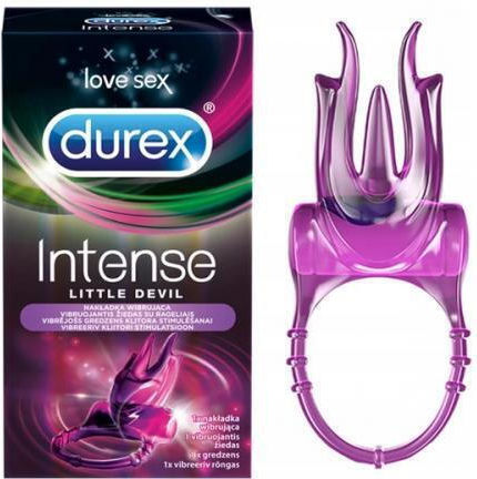 Durex Intense Little Devil Δονούμενο Δαχτυλίδι Πέους Μωβ