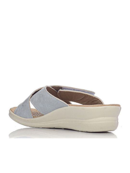Women's Flat Sandals Anatomic in Gray Color