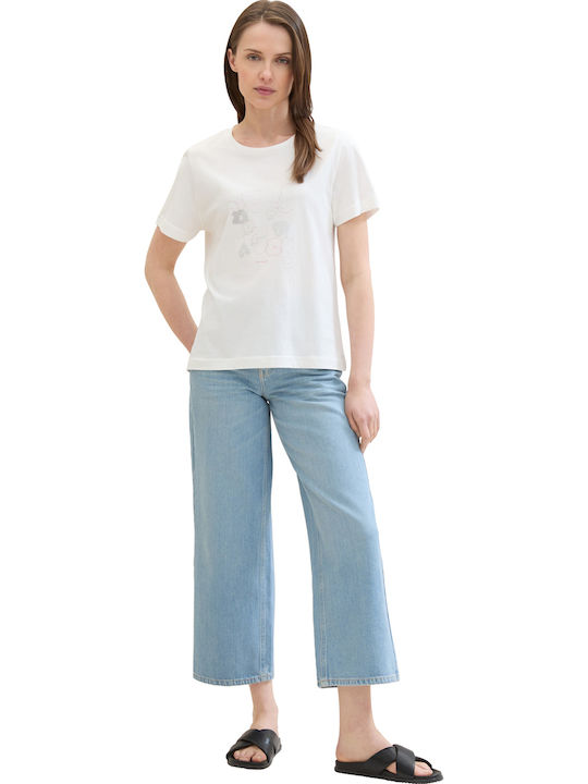 Women's Blouse Soft Clear White