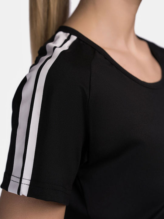 Halyard Γυναικείο T-shirt Ριγέ Black/white