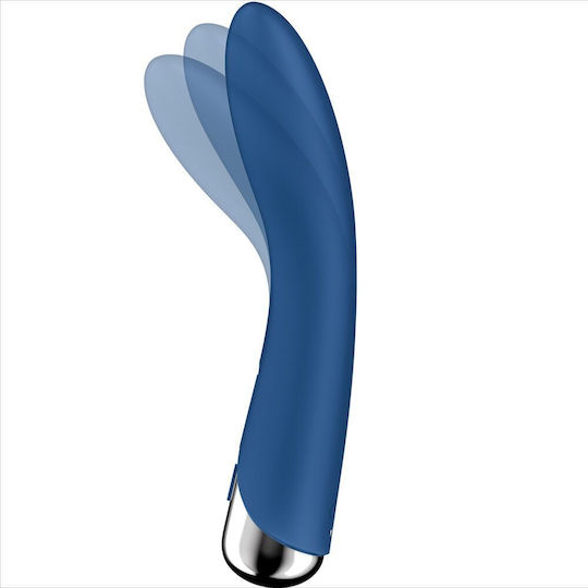 Satisfyer Spinning Vibe 1 Mini Κλασικός Δονητής 12cm Μπλε