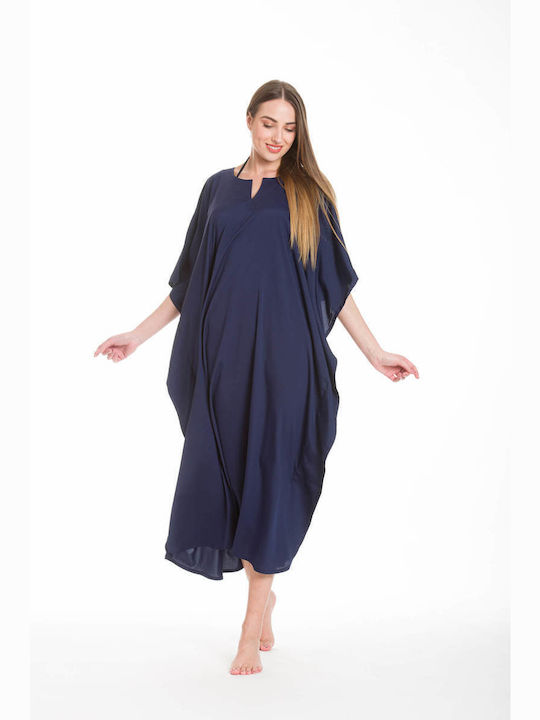 Rima Beachwear Women's Caftan Beachwear Navy Blue