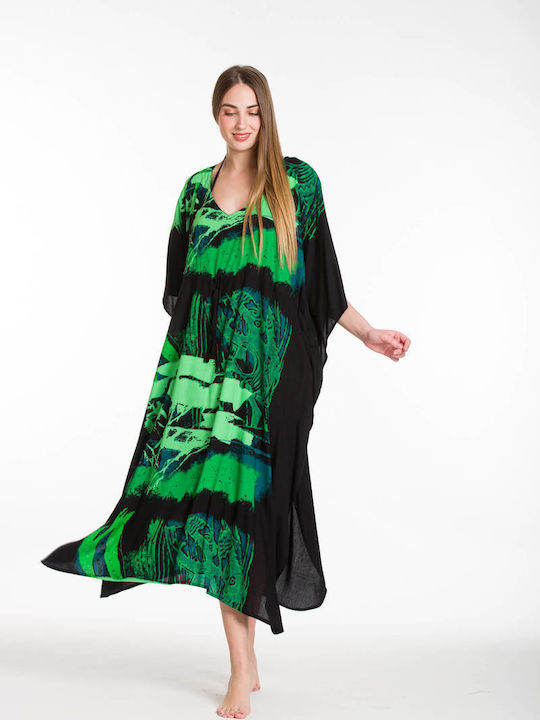 Rima Beachwear Γυναικείο Καφτάνι Παραλίας Πράσινο