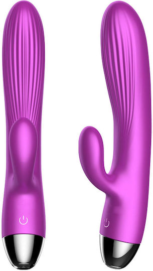 Vibrator Masaj 20cm Violet