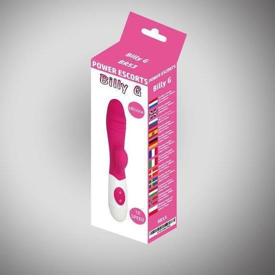 Power Escorts Δονητής Rabbit 20cm Ροζ