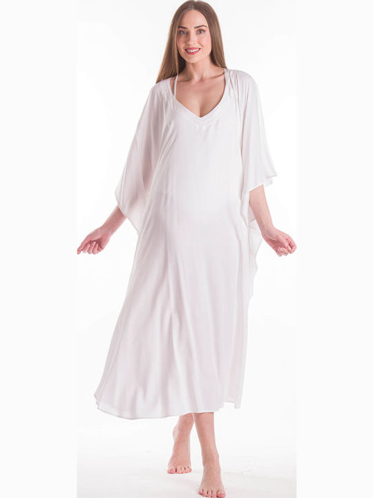Rima Beachwear Women's Caftan Beachwear White