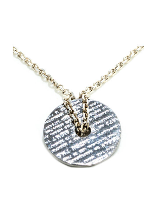 Black Silver Necklace DMHRC001-BLACK
