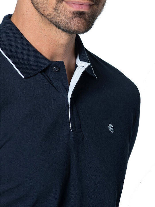 Dors Ανδρική Μπλούζα Polo Navy Μπλε