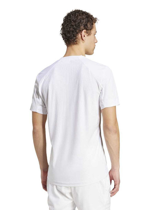 Adidas Ανδρικό Αθλητικό T-shirt Κοντομάνικο White