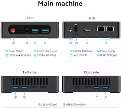 Beelink IPC-G Mini (Celeron N4020/4GB DDR4/64GB SSD/W11 Pro)