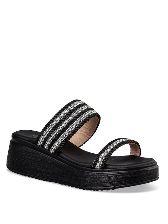 Envie Shoes Platforme dama Negre