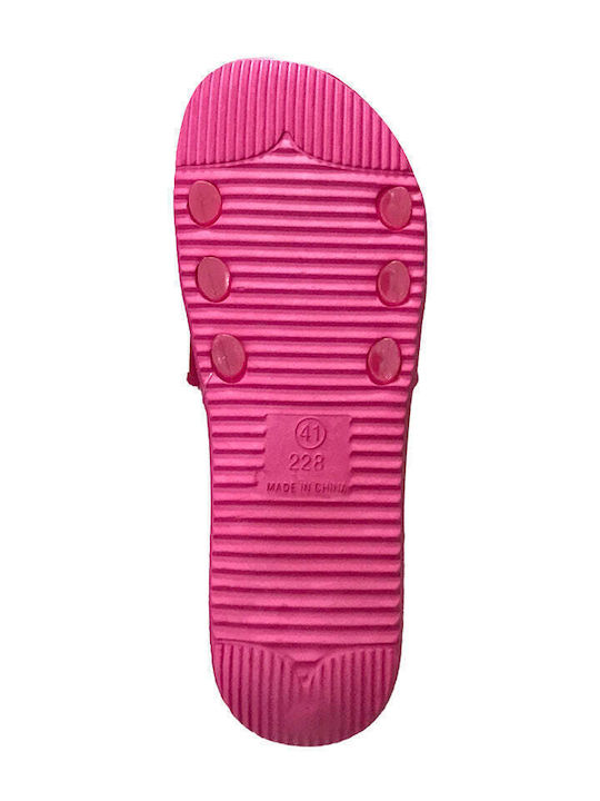 Frauen Flip Flops in Fuchsie Farbe