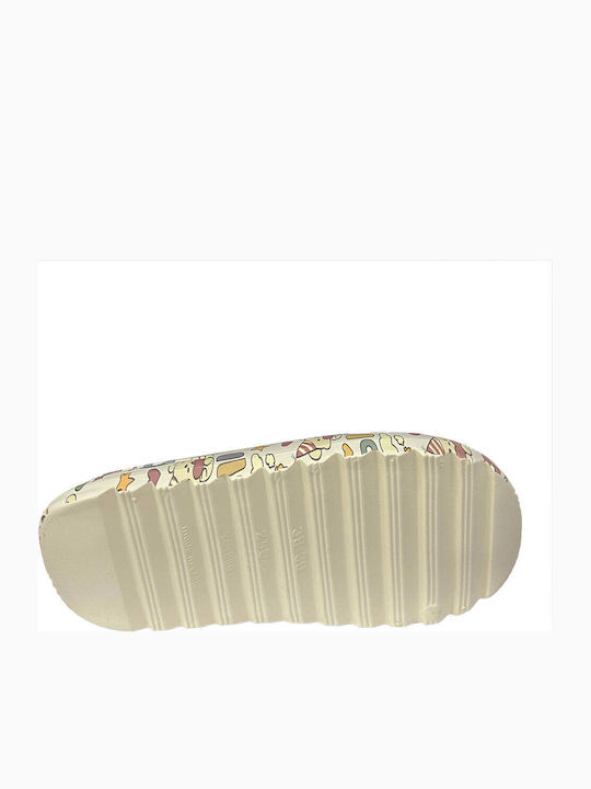 Frauen Flip Flops in Beige Farbe