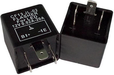 Car Flasher Led Relay 12 Volt Positive Connection 0.02a-20a Cf13 Jl-02 1 Piece