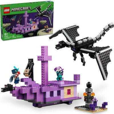 Lego Minecraft The Ender Dragon and End Ship για 8+ Ετών