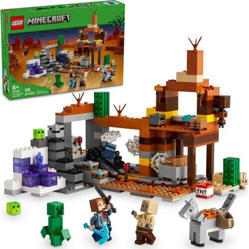 Lego Minecraft The Badlands Mineshaft for 8+ Years 538pcs